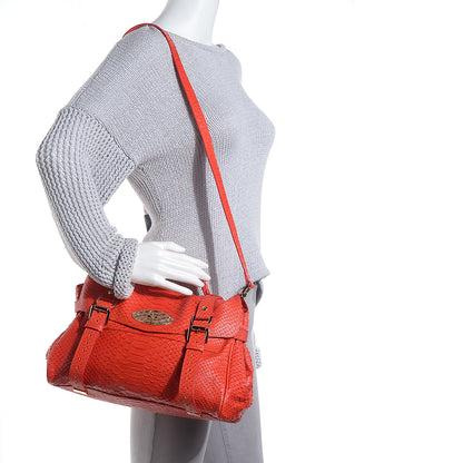 Mulberry Silky Snake Print Alexa Flame 2 of 12