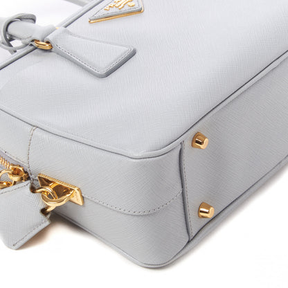 Prada Saffiano Lux Petite Bowler Nube 5 of 8