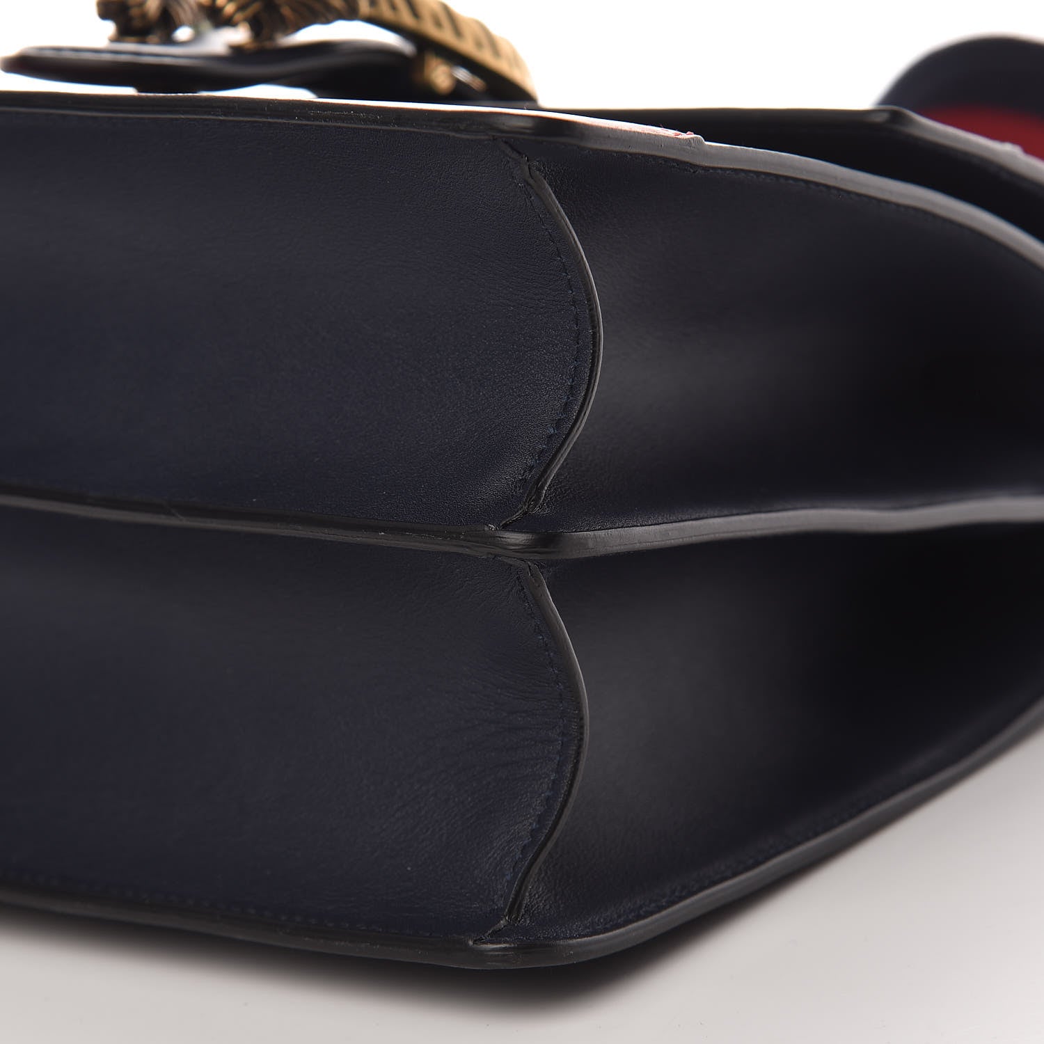 Gucci Moon Calfskin Bamboo Web Medium Dionysus Top Handle Bag Blue Emerald Hibiscus Red 10 of 10