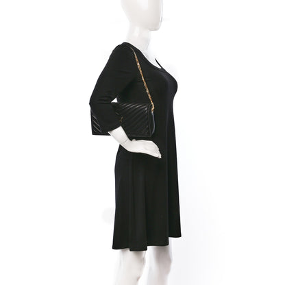 Saint Laurent Lambskin Matelasse Monogram Kate 99 Black 2 of 9