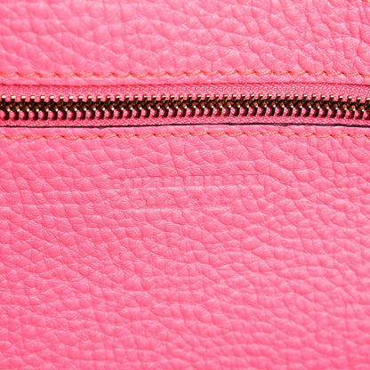 Burberry Grainy Calfskin Remington Tote Neon Pink 6 of 8