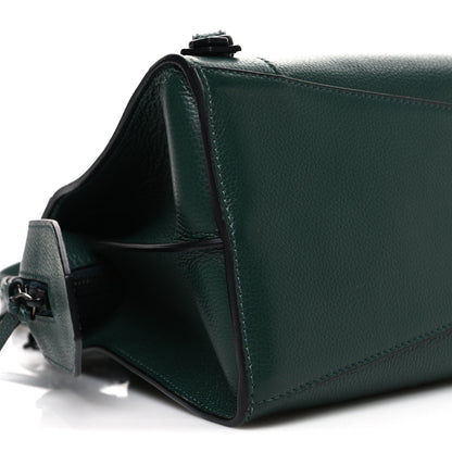 Balenciaga Grained Calfskin Neo Classic Matte Black Hardware S City Forest Green 8 of 9