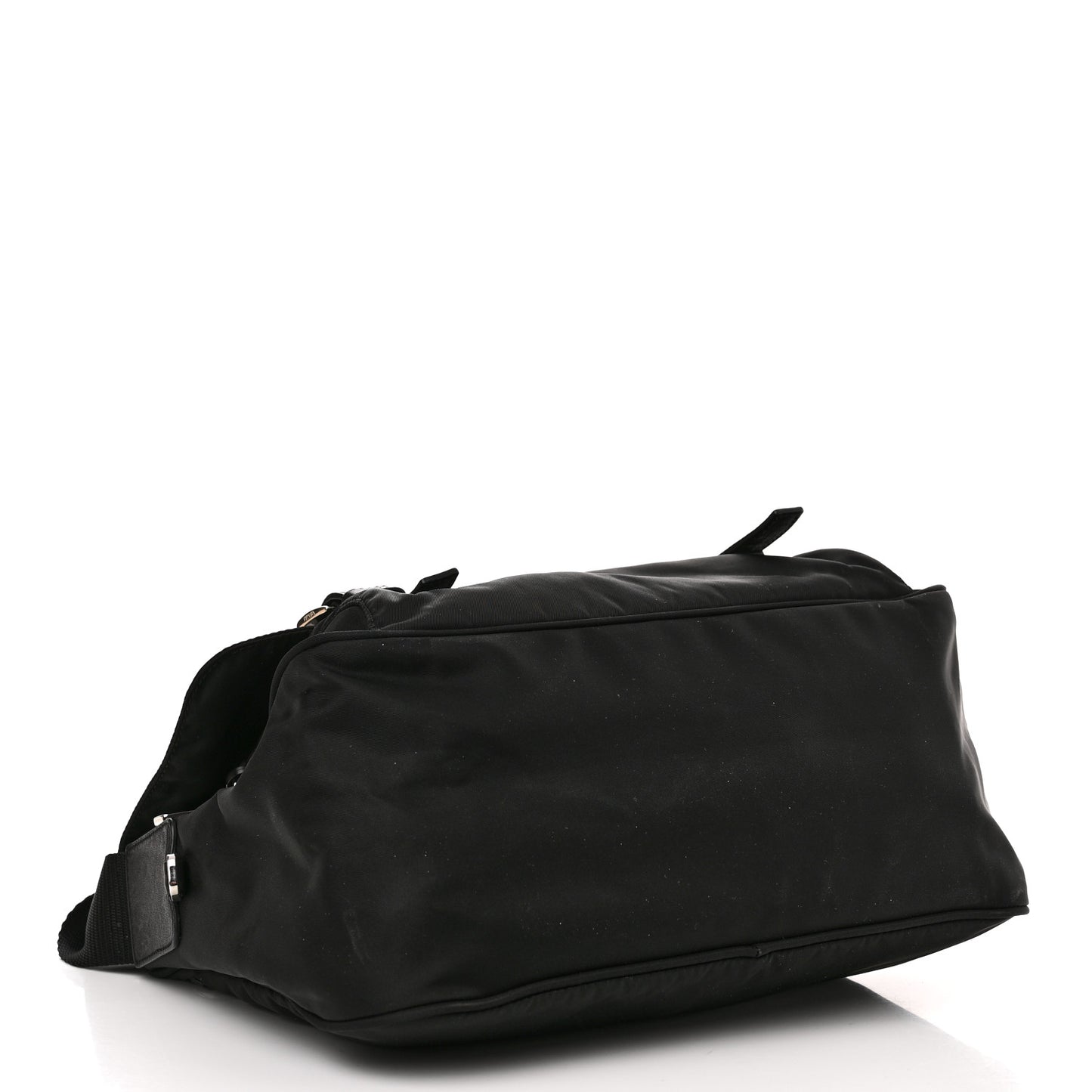 Nylon Vela Messenger Bag Black