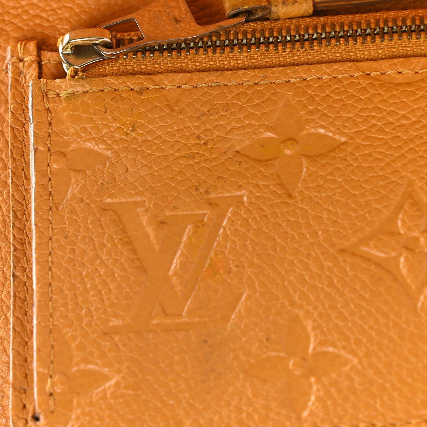 Empreinte Compact Curieuse Wallet Safran