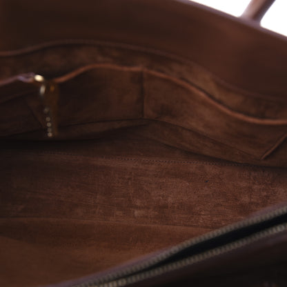 Saint Laurent Calfskin Large Sac De Jour Carryall Cognac 12 of 28
