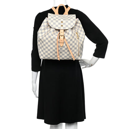 Louis Vuitton Damier Azur Sperone Backpack 2 of 9