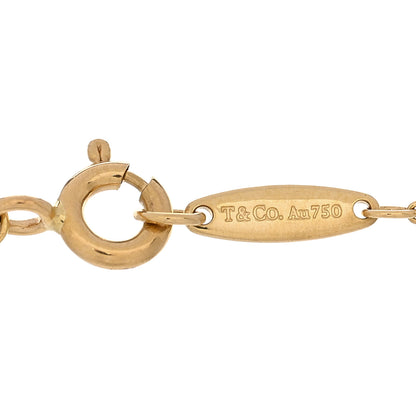Tiffany 18K Yellow Gold Diamond .32ctw Elsa Peretti Diamonds by the Yard Station Bracelet 3 of 4