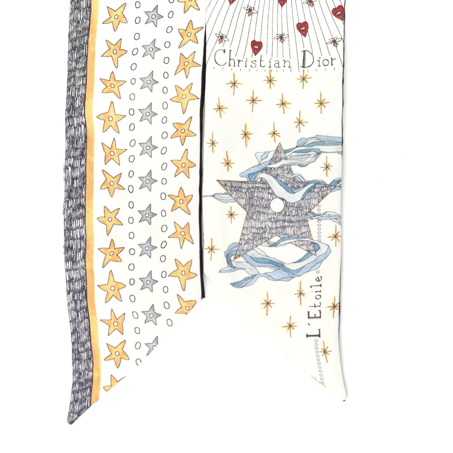 Christian Dior Silk L'Etoile Mitzah Scarf 5 of 7