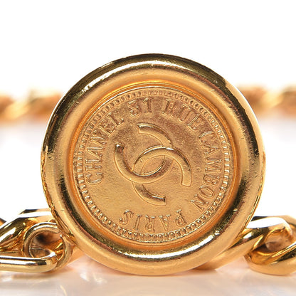 Chanel Chain CC 31 Rue Cambon Medallion Belt Gold 3 of 4
