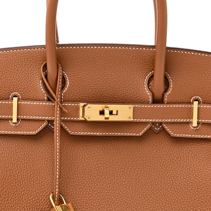Hermes Togo Birkin 30 Gold 8 of 11