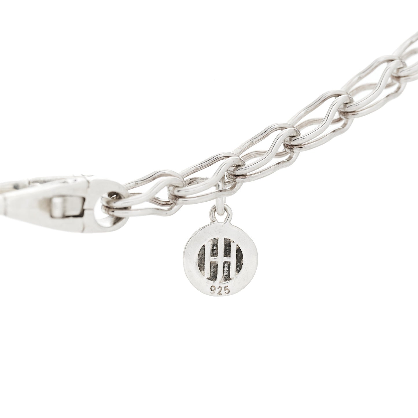 Sterling Silver Bamboo Link Chain Necklace