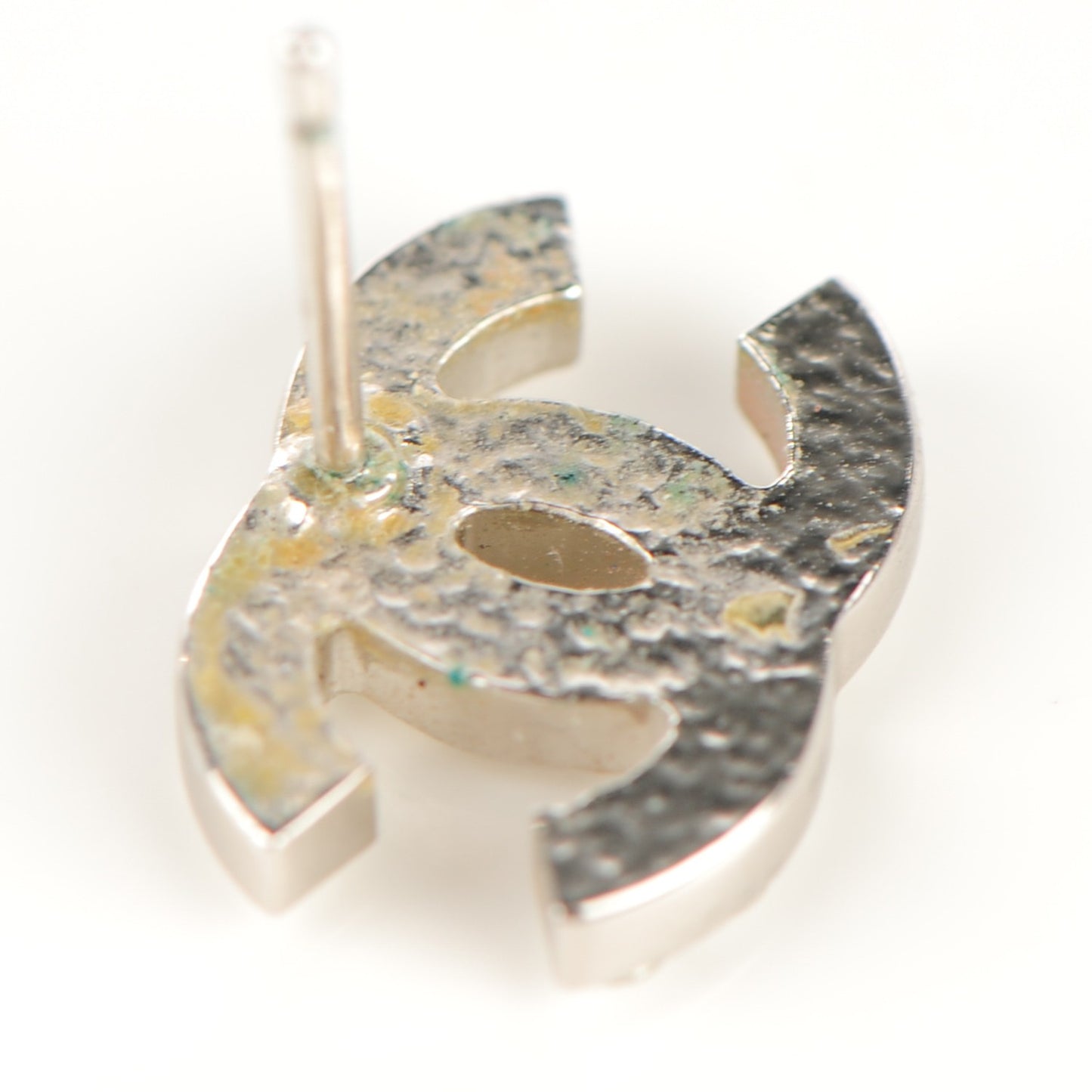 Crystal Timeless CC Earrings Silver