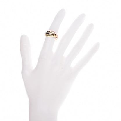 Cartier 18K Pink Yellow White Gold Le Must De Trinity Ring 50 5.25 4 of 8