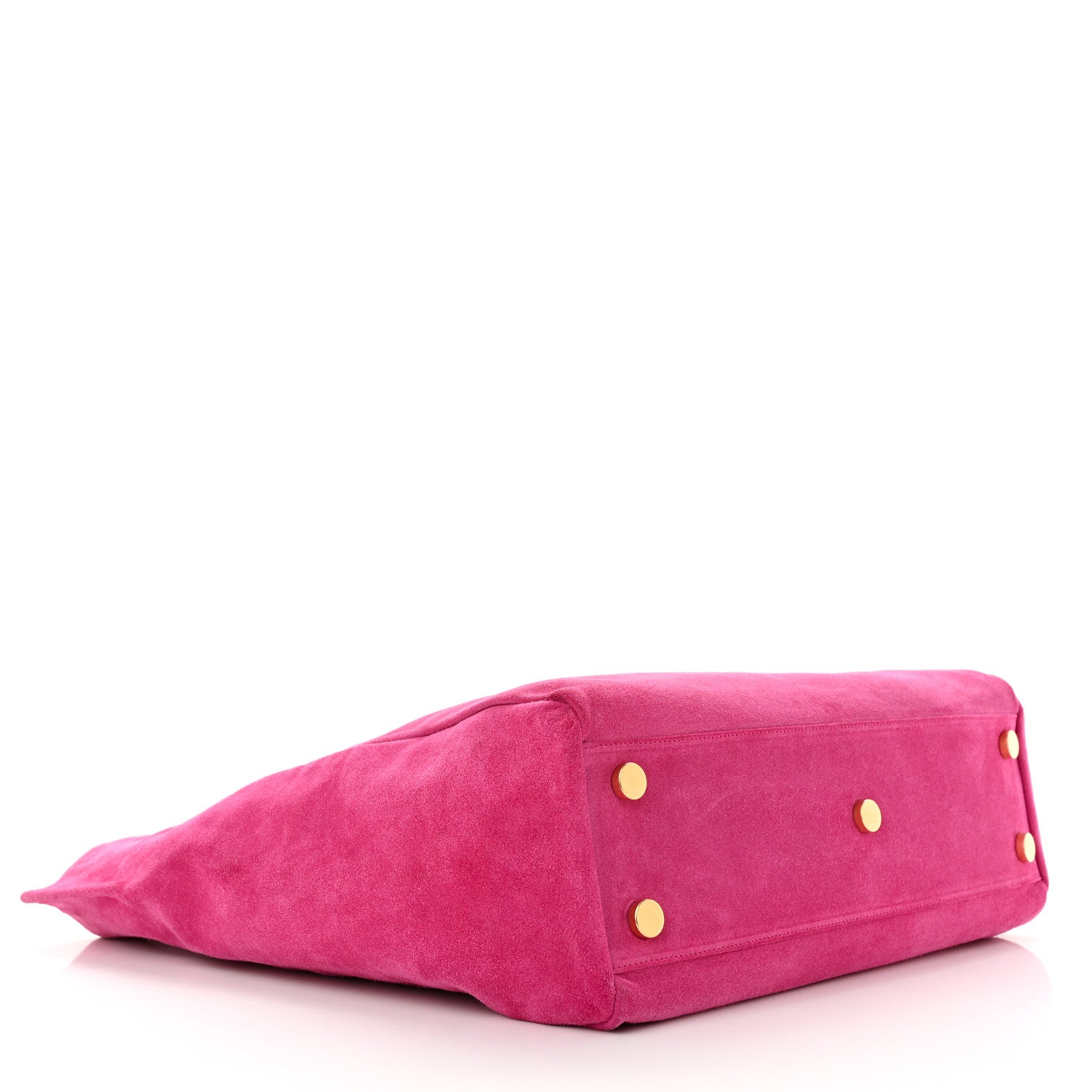 Saint Laurent Calfskin Suede Reversible East West Shopping Tote Pink 13 of 23