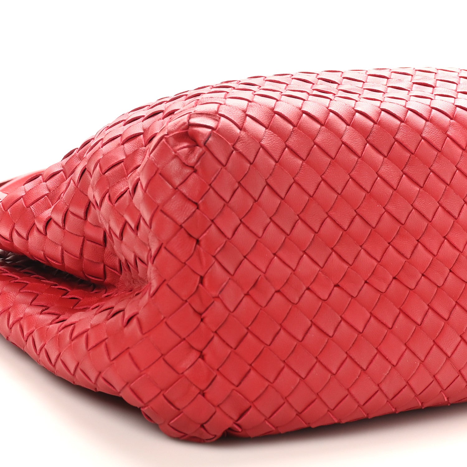 Bottega Veneta Nappa Intrecciato Medium Tote  Red 9 of 10