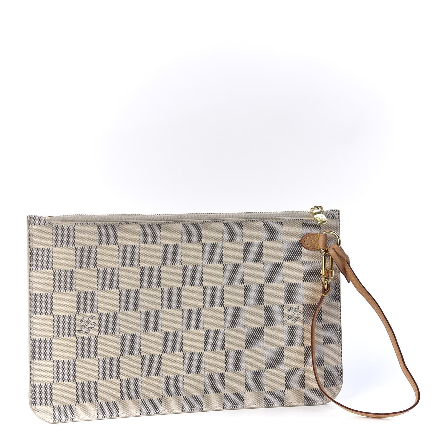 Louis Vuitton Damier Azur Neverfull MM GM Pochette 2 of 8