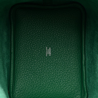 Hermes Taurillon Clemence Picotin Lock 18 PM Vert Vertigo 5 of 11