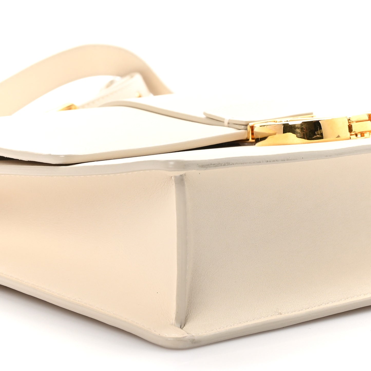 Smooth Calfskin 30 Montaigne Flap Bag Ivory