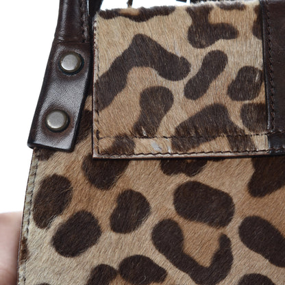 Dolce & Gabbana Pony Hair Shoulder Bag Leopard 14 of 18