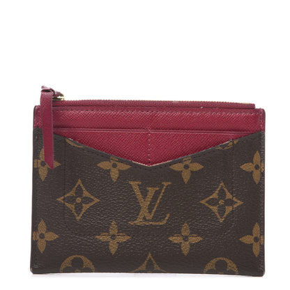 Louis Vuitton Monogram Zipped Card Holder Fuchsia 1 of 10