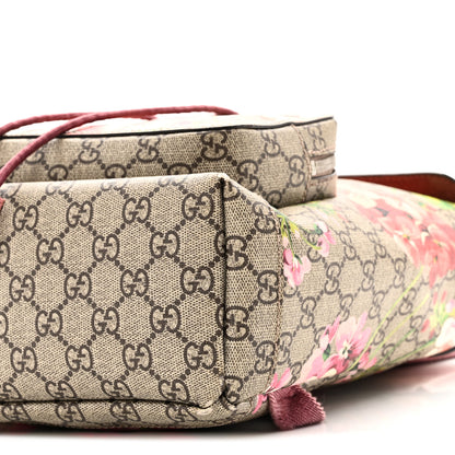 Gucci GG Supreme Monogram Blooms Small Single Buckle Backpack Beige Multicolor Dry Rose 10 of 10