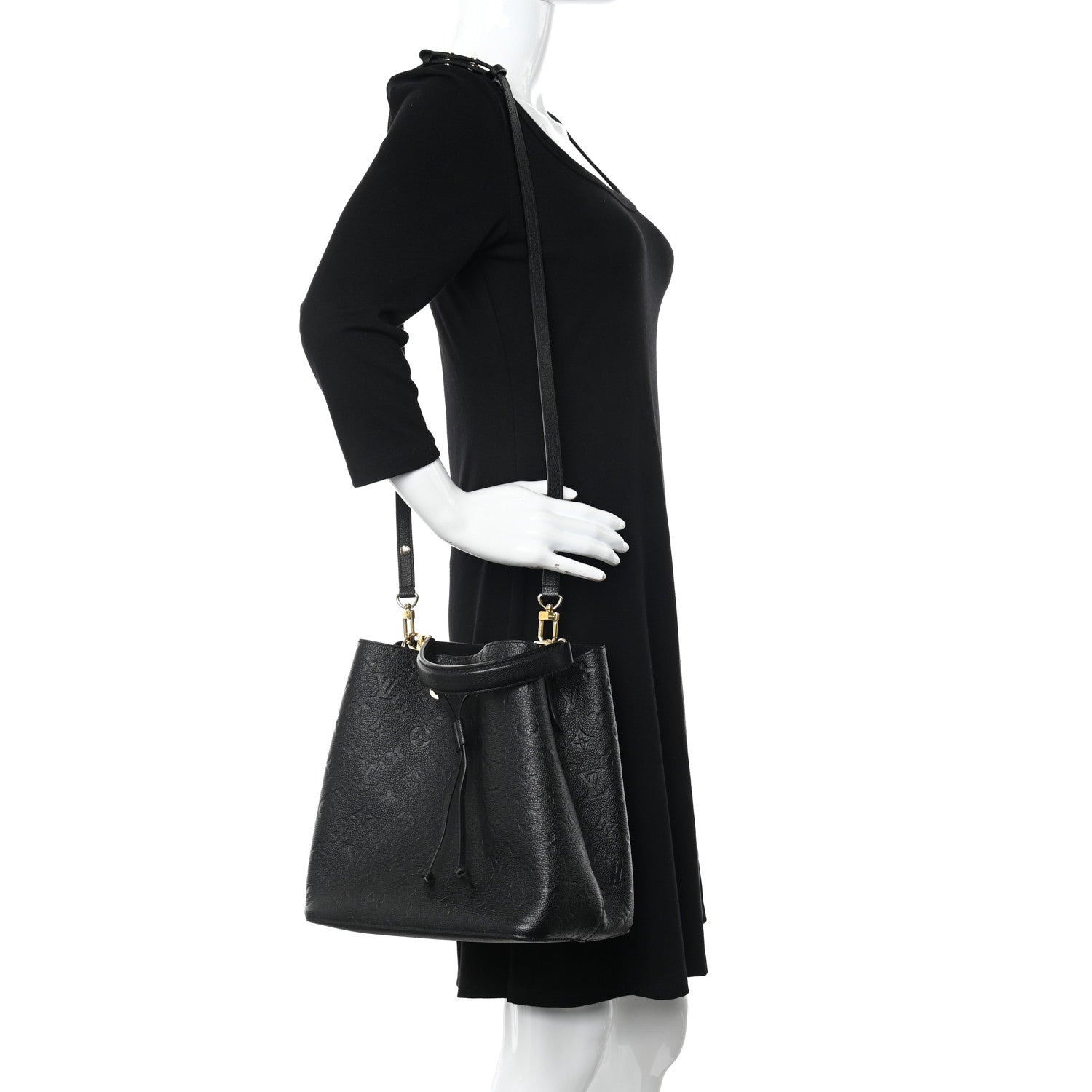 Louis Vuitton Empreinte Neonoe MM Black 2 of 9