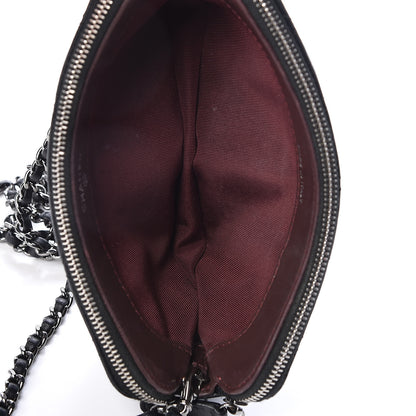 Chanel Lambskin Quilted Small Clutch With Chain Black 5 of 12