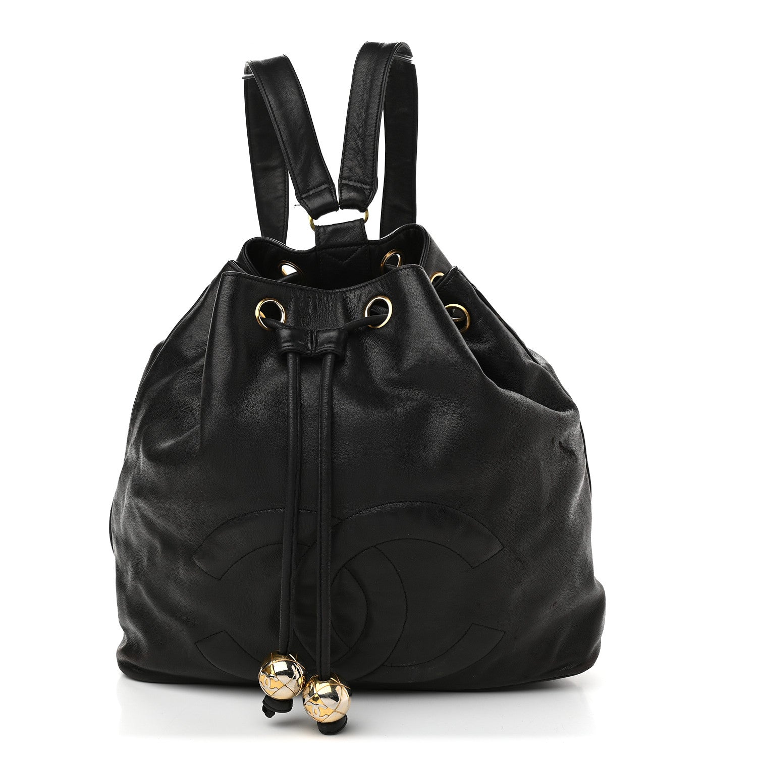 Chanel Lambskin CC Timeless Backpack Black 3 of 14