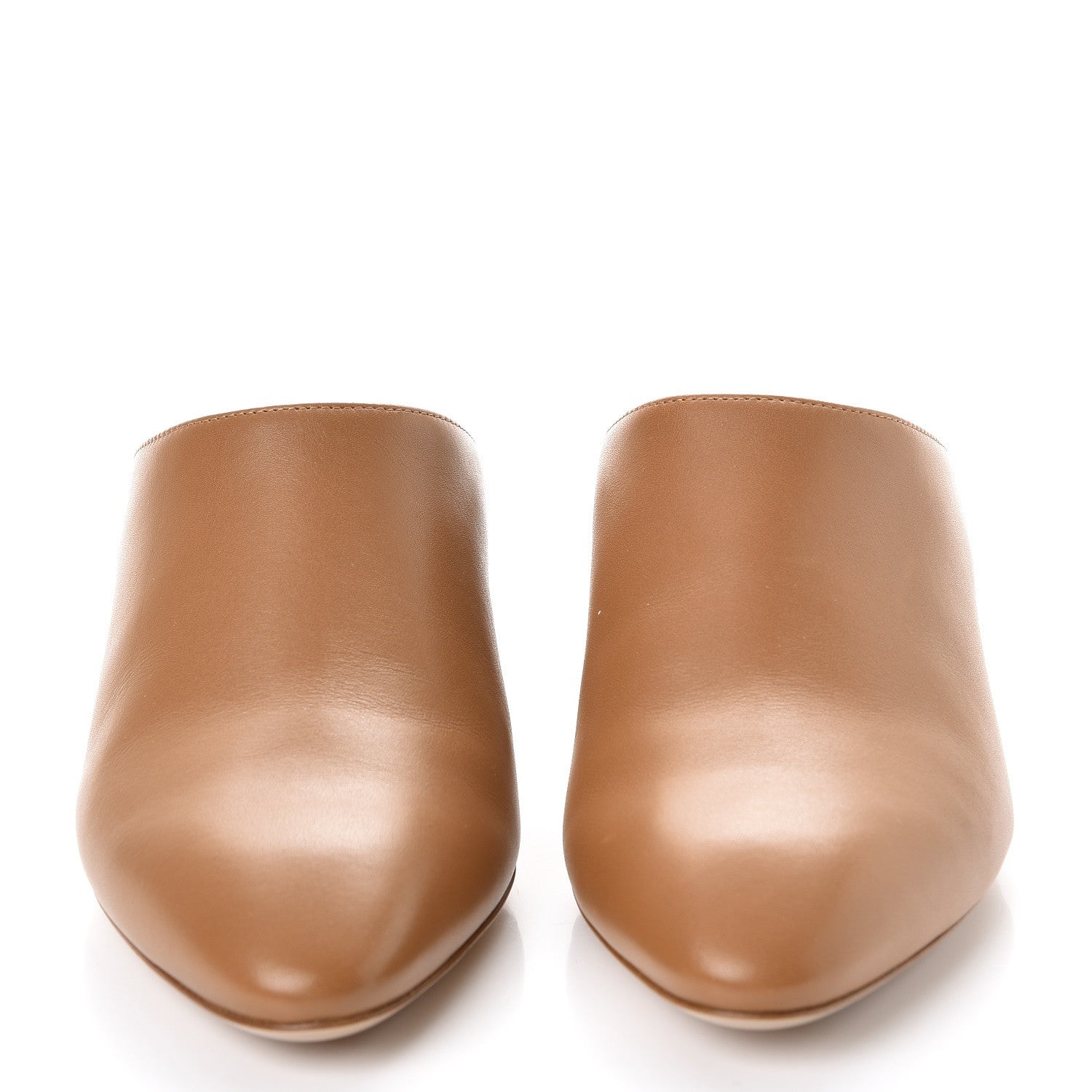 Hermes Calfskin Reveuse Mules 37.5 Palissandre 2 of 12