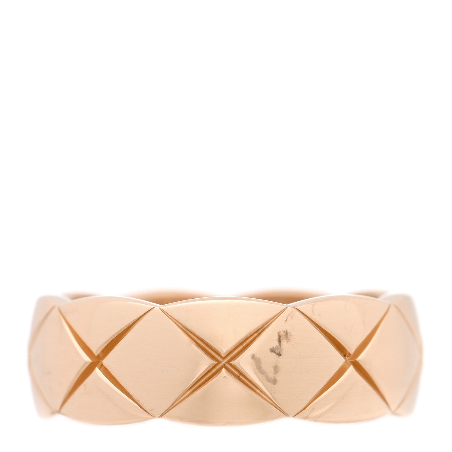 Chanel 18K Beige Gold Small Coco Crush Ring 53 6.5 3 of 5