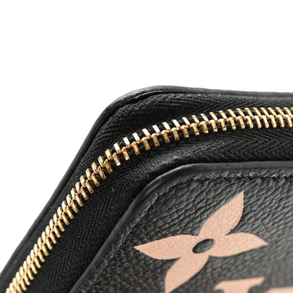 Louis Vuitton Empreinte Monogram Giant Zippy Coin Purse Black Beige 13 of 15
