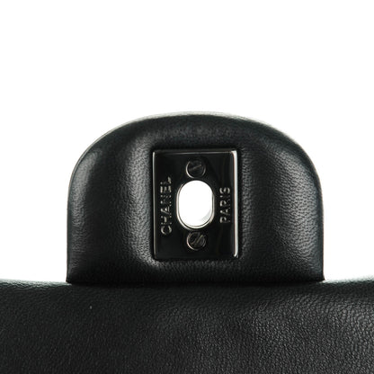 Chanel Lambskin Chevron Quilted Mini Rectangular Flap So Black 5 of 8