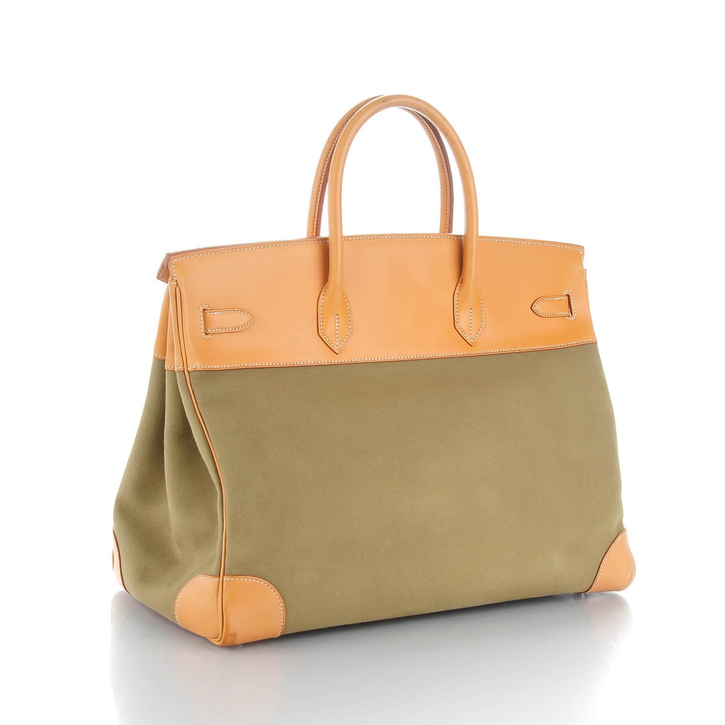 Natural Barenia Toile Birkin 40