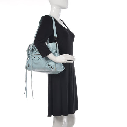 Balenciaga Agneau Classic Hardware City Bleu Dragee 3 of 22