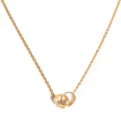 Cartier 18K Yellow Gold Interlocking LOVE Necklace 1 of 5