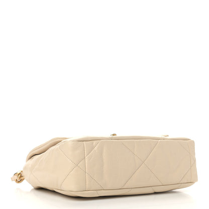 Chanel Goatskin Quilted Medium Chanel 19 Flap Beige 3 of 9