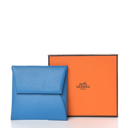 Hermes Epsom Bastia Coin Purse Bleu Izmir 8 of 8