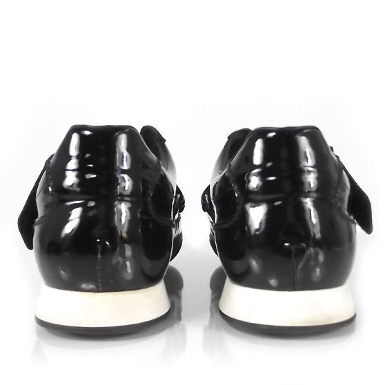 Patent Leather Velcro Sneakers 38