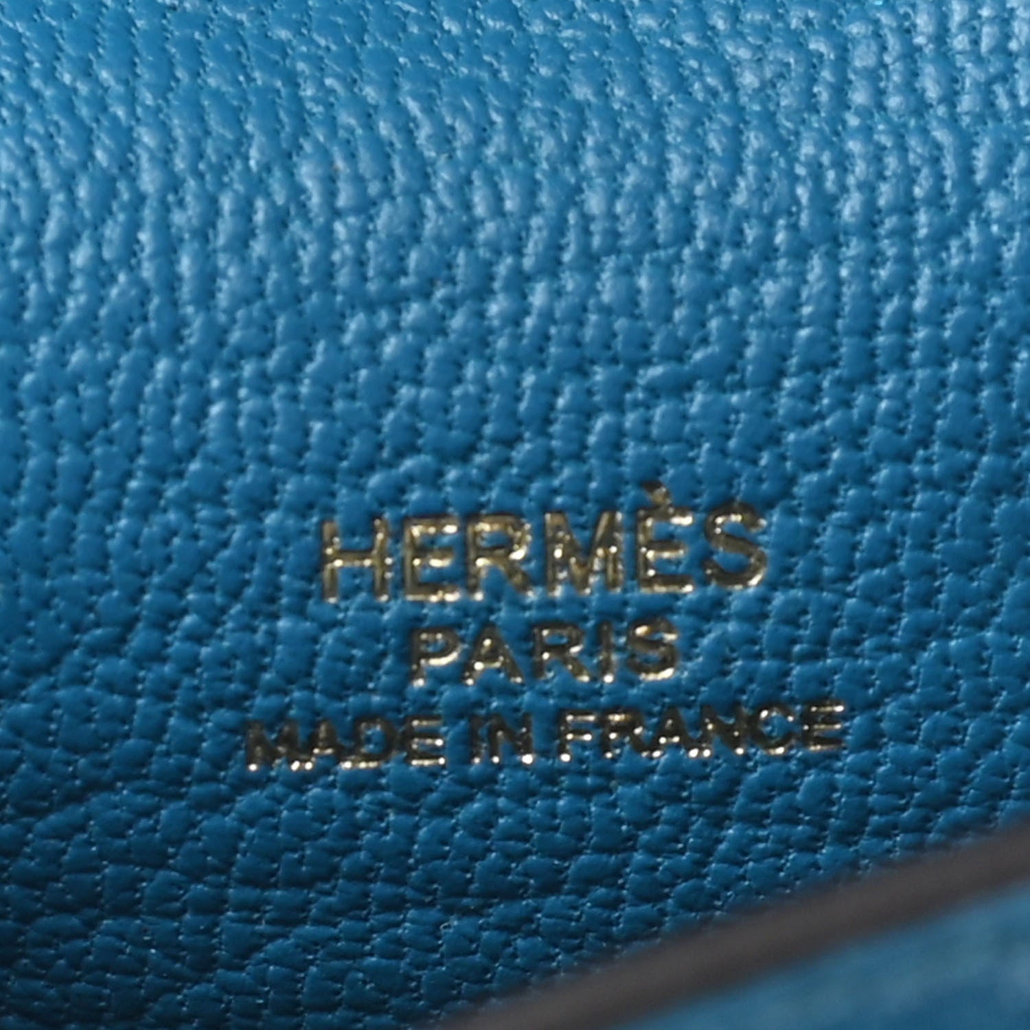 Hermes Tadelakt Chevre Mysore Kelly Quelle Idole Bag Charm Bleu Izmir Jaune Bourgeon Bleu Brume Vert Bosphore 3 of 4