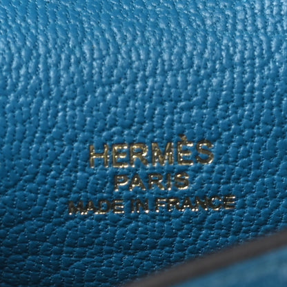 Hermes Tadelakt Chevre Mysore Kelly Quelle Idole Bag Charm Bleu Izmir Jaune Bourgeon Bleu Brume Vert Bosphore 3 of 4
