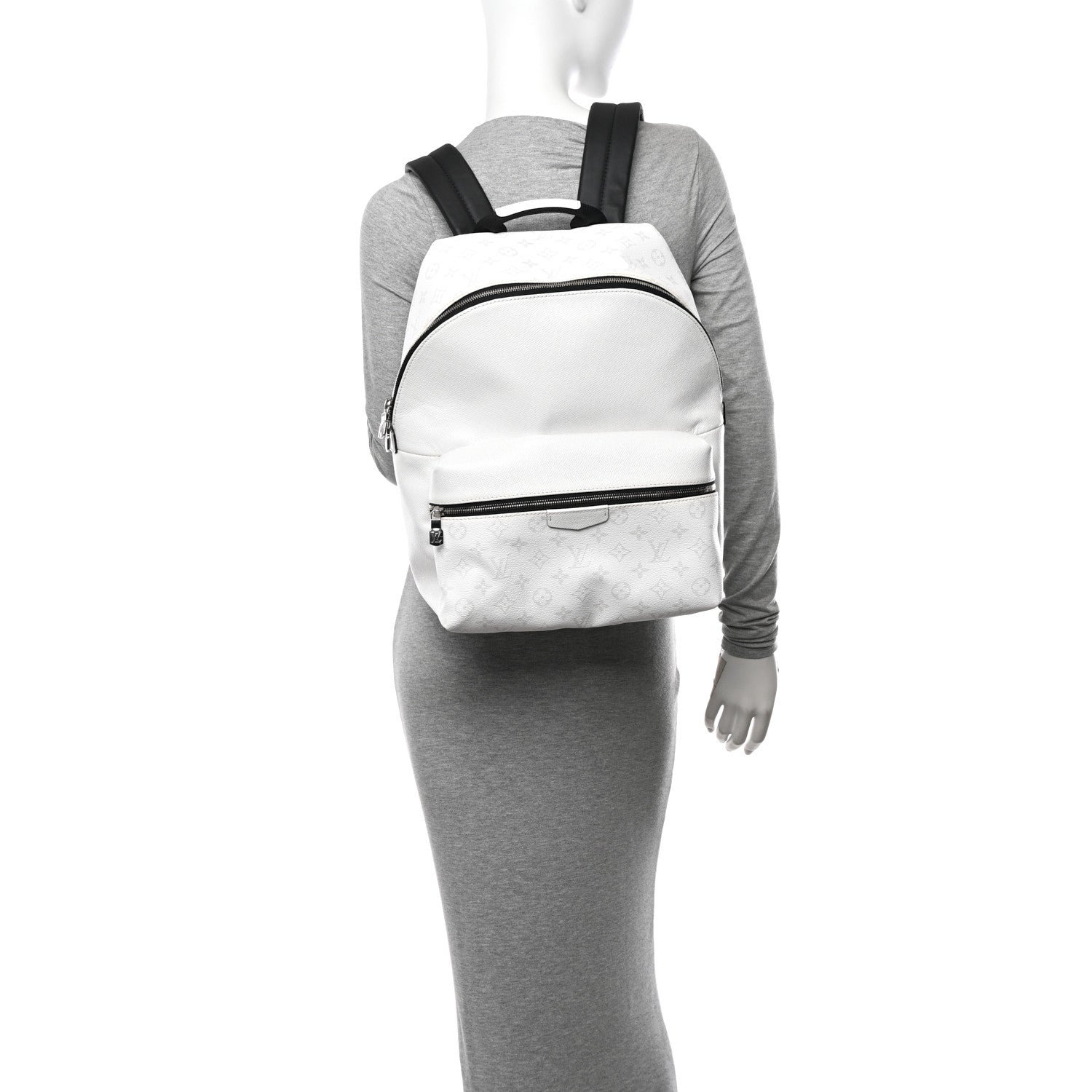 Louis Vuitton Taiga Monogram Discovery Backpack PM White 2 of 11