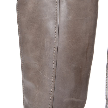 Chloe Calfskin Heloise Tall Riding Boots 40.5 Grey 15 of 17