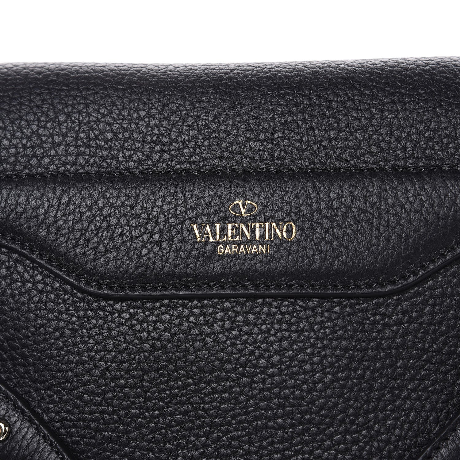 Valentino Garavani Grained Lagun Calfskin Rockstud Twiny Top Handle Bag Black 8 of 10