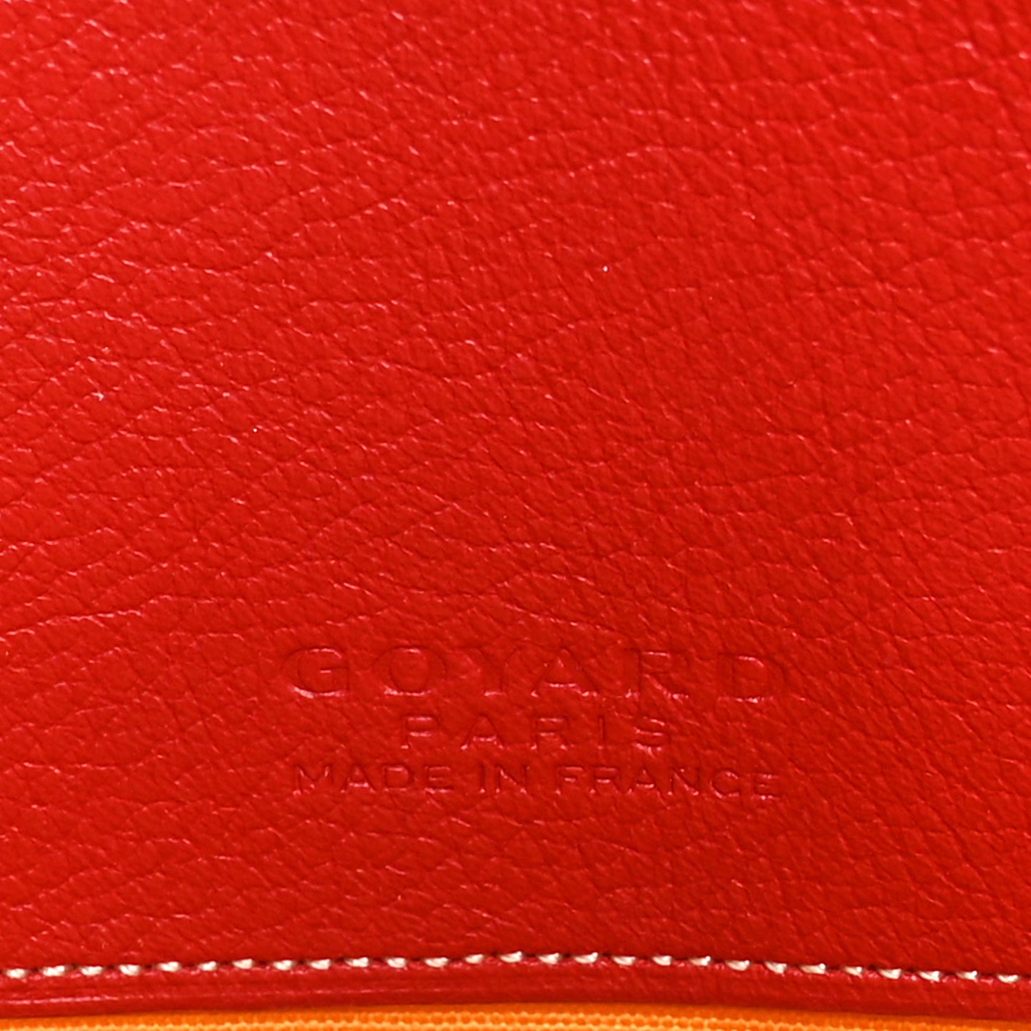 Goyardine Senat Pochette MM Red