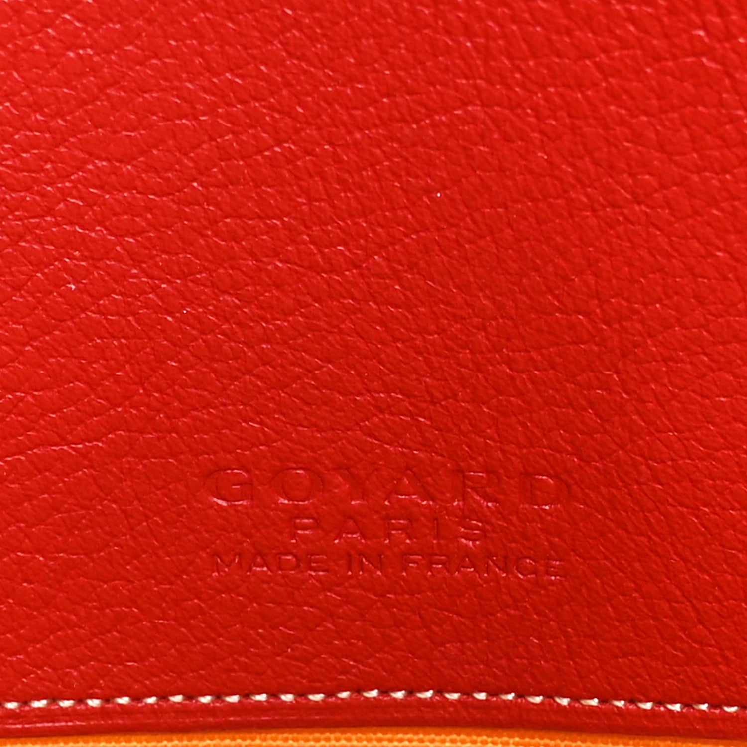 Goyard Goyardine Senat Pochette MM Red 6 of 10