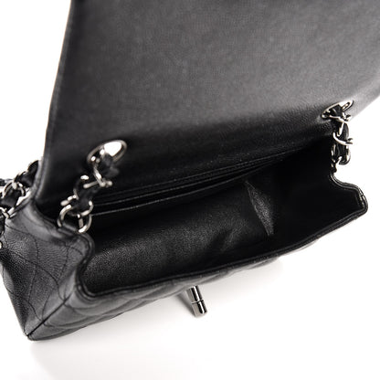 Chanel Iridescent Caviar Quilted Mini Rectangular Flap Black 5 of 9