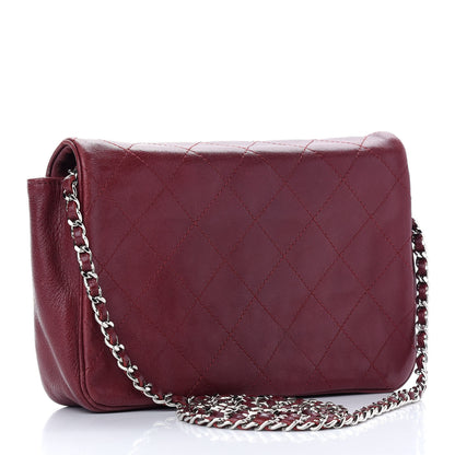 Chanel Lambskin Quilted Single Flap Red 3 of 10