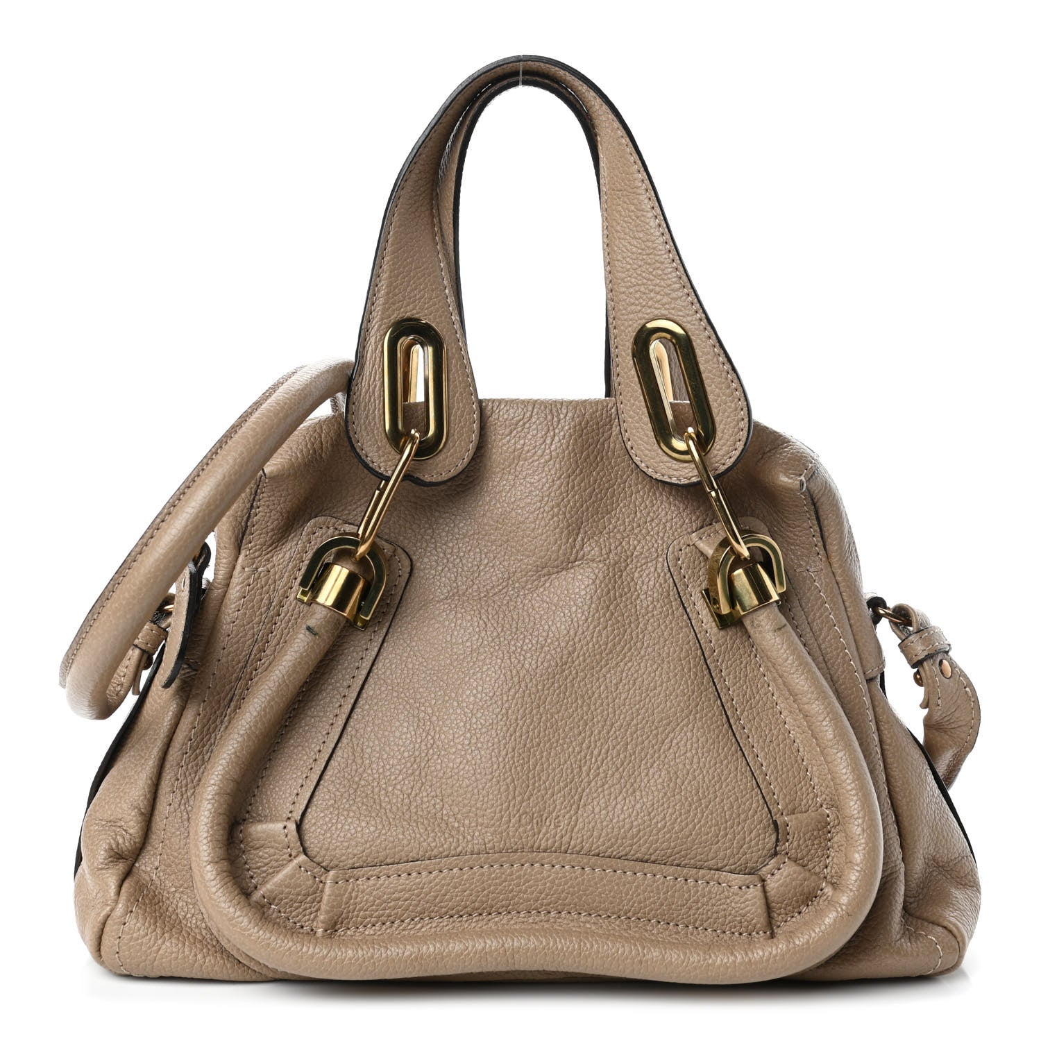 Chloe Calfskin Small Paraty Beige 1 of 4