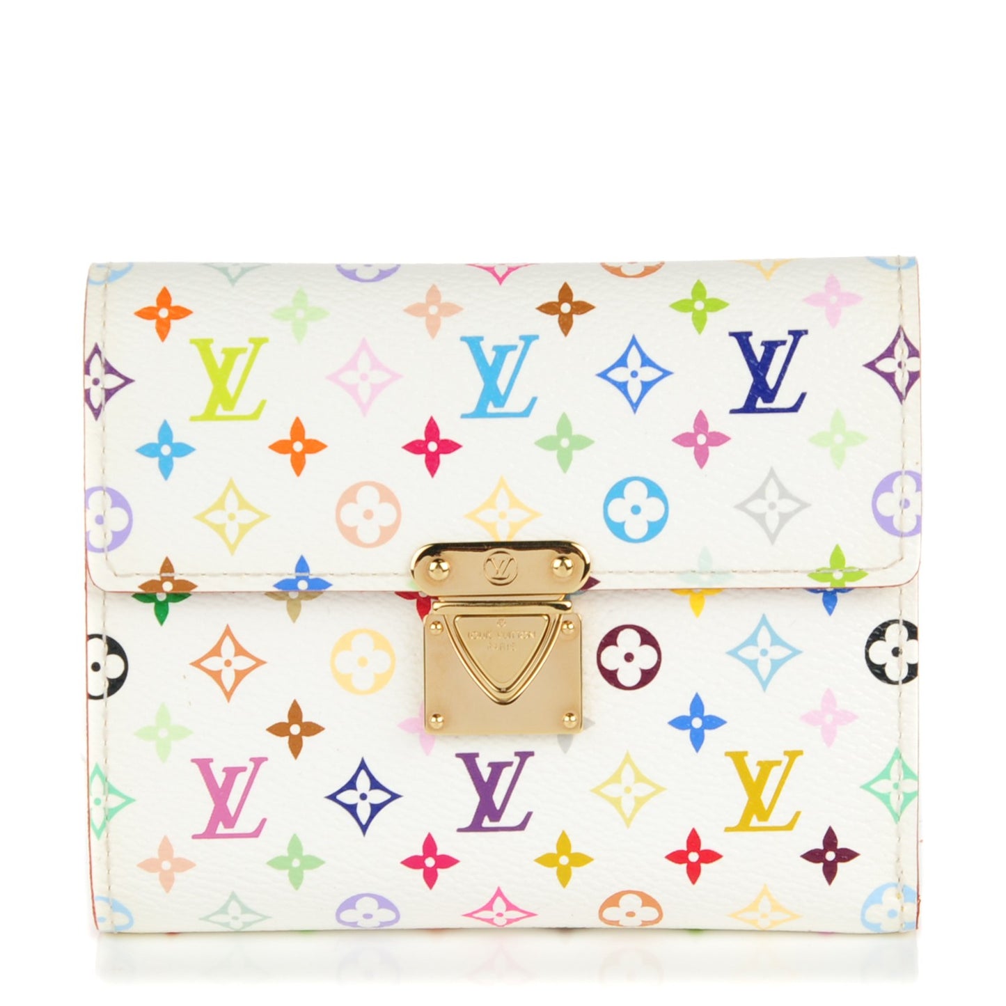 Monogram Multicolor Koala Wallet White