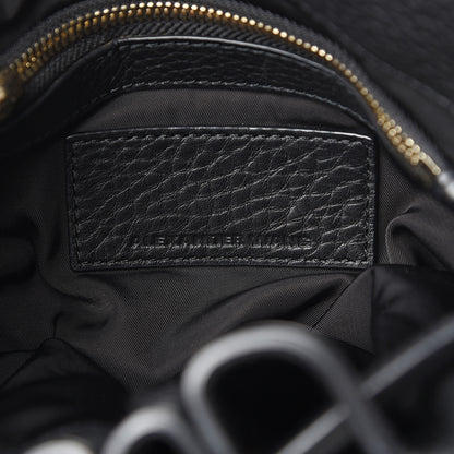 Alexander Wang Pebbled Lambskin Diego Bucket Black Gold Hardware 5 of 11